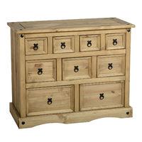 birlea corona 9 drawer merchant chest