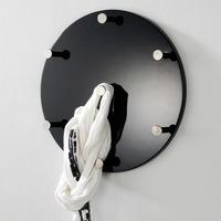 Big Mary Black Coat Hat Rack In High Gloss