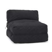 Big Chill Black Fabric Futon Chairbed