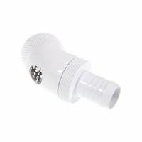 Bitspower BP-DW45R2II Bitspower Fitting degrees 45 1/4 in. ID to 10mm - Dual Rotary Deluxe White