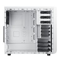 BitFenix BFC-COM-100-WWWK1-RP computer case - computer cases (Midi-Tower, PC, Plastic, Steel, ATX, Micro-ATX, Mini-ITX, White, Bottom)