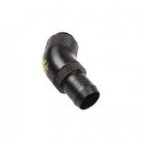 Bitspower BP-CB45R2I - Fitting 45 degree 1/4 Inch to 13mm ID - Carbon Black