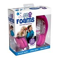 Bitmore Ed Foams Over-ear Children Flexi Foam Headphone - Pink