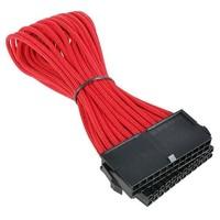 BitFenix 30cm 24-Pin ATX Extension Cable - Sleeved Red/Black