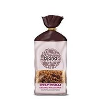 biona organic spelt pasta wholegrain fusilli 500g case of 10