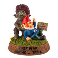 BigMouth Inc Turf War - Gnome vs. Troll Garden Statue