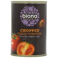 Biona Organic Chopped Tomatoes 400g x 5