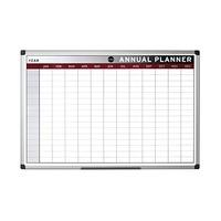 bi office 120 x 90 cm magnetic annual planner