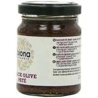biona organic black olive pate 120 g pack of 6