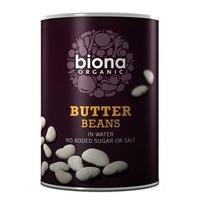 Biona Organic - Canned Butter Beans - 400g (Case of 6)