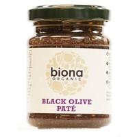 biona organic black olive pate 120g pack of 4