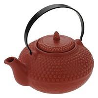 BIA Oriental Hobnail Teapot Shojohi Red