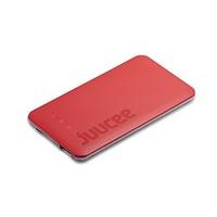Bitmore Juucee 5000 mAh Ultra Compact Portable Charger External Battery Power Bank for iPhone, iPad, Samsung, Nexus, HTC and More - Red