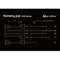 BitFenix Alchemy 2.0 PSU Cable Kit CSR-Series - Black & Orange