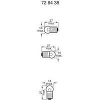 Bicycle bulb 6 V 1.2 W 0.2 A Base=E10 Clear