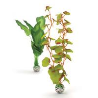 biOrb Silk Plants Medium 2 Pack in Green