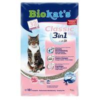 Biokats Classic Fresh 3in1 Cat Litter - Baby Powder Scent - 10l