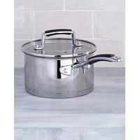 bistro stainless steel 16cm saucepan