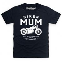 Biker Mum Kid\'s T Shirt