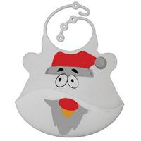 Bibisili Catch All Rollable Bib - Santa