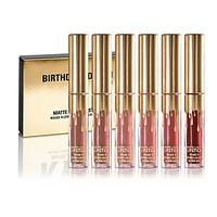 birthday limited gold edition 6 colored mini lip gloss matte cosmetics ...