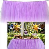 Birthday/Wedding Party To Table Tablecloth/Tutu/Tutu/Table skirt