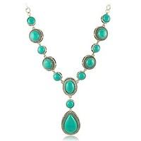 Big Personality Resin Droplets Alloy Long Necklace (More Colors)