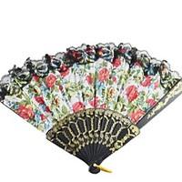 Big Cloth Hand Fan---Set of 4