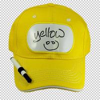 Billboard Yellow Cap With Pen