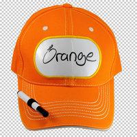 Billboard Orange Cap With Pen