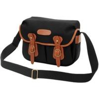 billingham hadley small black canvas with tan