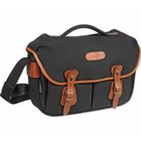 billingham hadley pro camera bag black canvas with tan