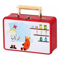 Bino Medical Bag Pediatrician Trunk Wood