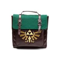 Bioworld Nintendo Royal Crest Emblem Backpack Casual Daypack, 42 cm, 25 Liters, Brown