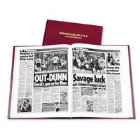 Birmingham City Football Newspaper Book