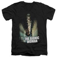 Bionic Woman - Motion Blur V-Neck