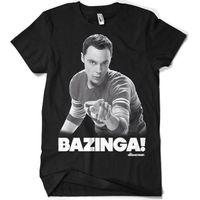 Big Bang Theory T Shirt - Halftone Sheldon Bazinga
