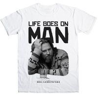 Big Lebowski T Shirt - The Dude Goes On