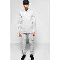 biker tracksuit grey