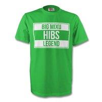 big mixu hibs legend tee green