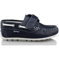 Biomecanics GARVALIN nautical moccasin velcro boys\'s Children\'s Boat Shoes in blue