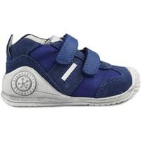 Biomecanics deportiva muy comoda Bio Running boys\'s Children\'s Shoes (Trainers) in blue