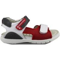 biomecanics nobuck velcro sauvage boyss childrens sandals in white