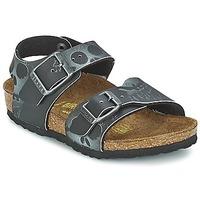 birkenstock new york boyss childrens sandals in grey