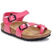 birkenstock taormina girlss childrens sandals in pink