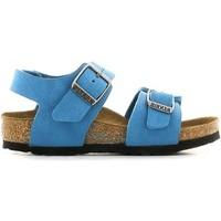 birkenstock 087733 sandals kid boyss childrens sandals in blue