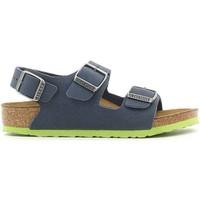 birkenstock 035203 sandals kid blue boyss childrens sandals in blue