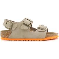 birkenstock 035183 sandals kid boyss childrens sandals in grey