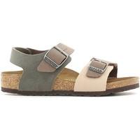 birkenstock 187263 sandals kid mocca boyss childrens sandals in multic ...