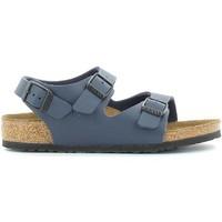 birkenstock 233083 sandals kid blue boyss childrens sandals in blue